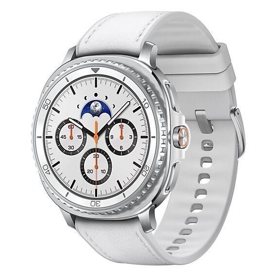 Galaxy Watch8 Classic | 46 мм | 4G LTE | White | Hybrid/White | S/M/L, Размер: 46 мм, Цвет: White, Тип ремешка: Hybrid, Цвет ремешка: White, Размер ремешка: S/M/L, Подключение часов: Bluetooth / Wi-Fi + 4G LTE